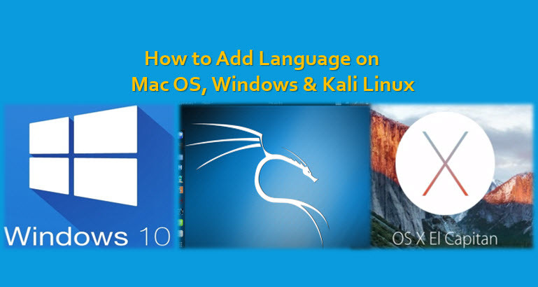 is the language for linux different from windows or mac